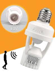 PORTA FOCO CON SENSOR DE MOVIMIENTO