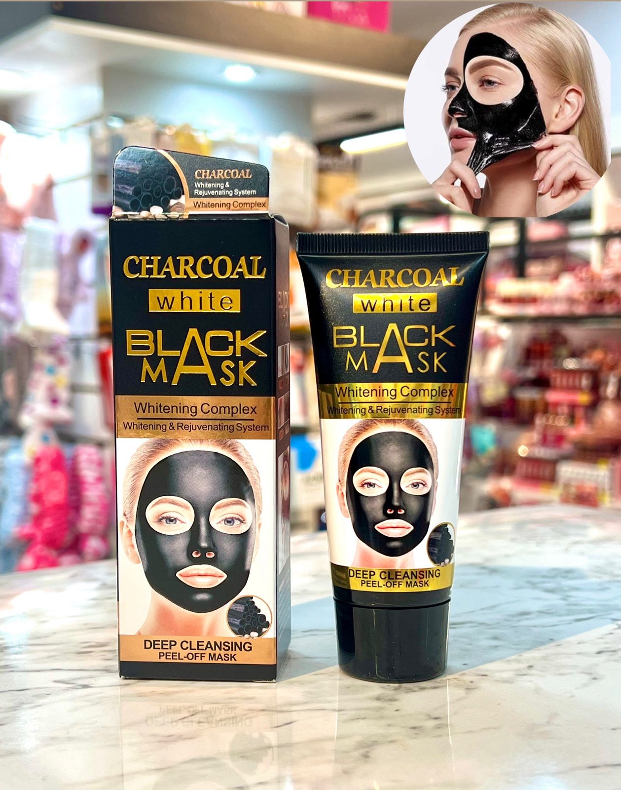 Mascarilla BLACK MASK GOLD