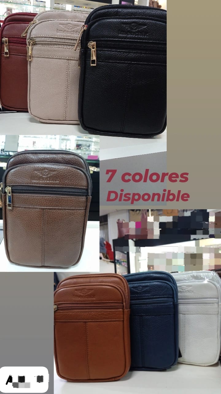 BANDOLERA DE CUERO EN COLORES