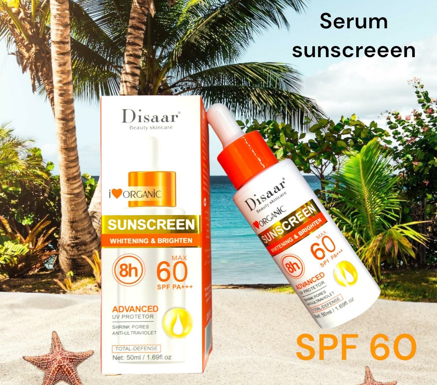 Sérum protector solar SPF 60